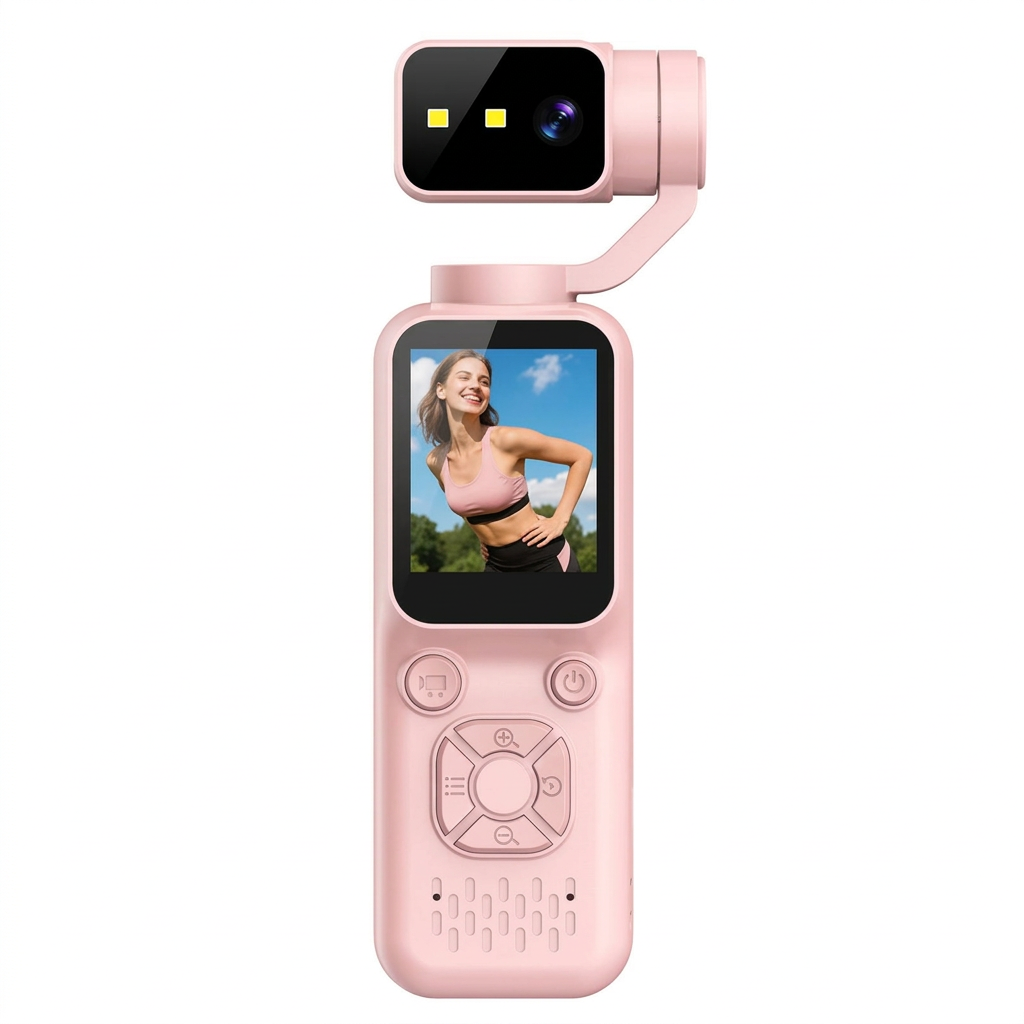 Clean pink camera photo